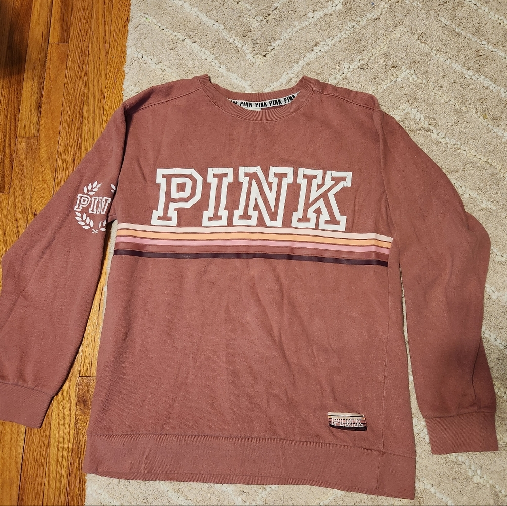 PINK Crewneck Sweatshirt Size Small